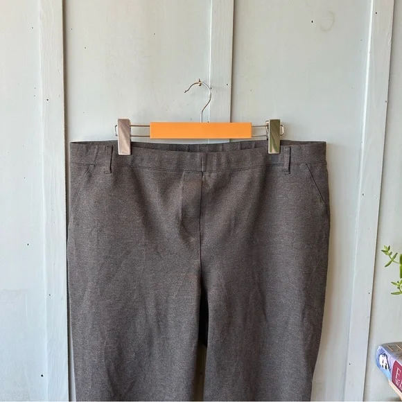 Quince Ultra-Stretch Ponte Bootcut Pants Charcoal Flare XL - Picture 5 of 11